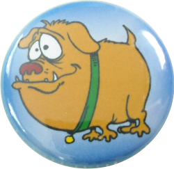 Dog crazy badge